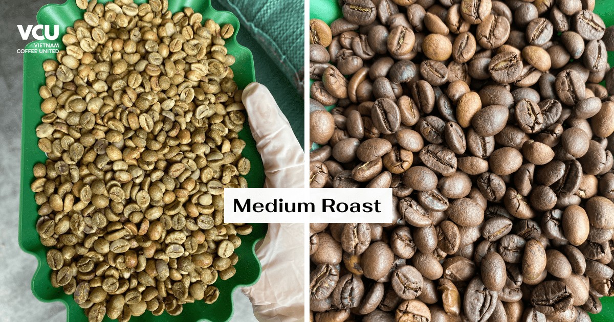 Coffee roasting levels - Medium